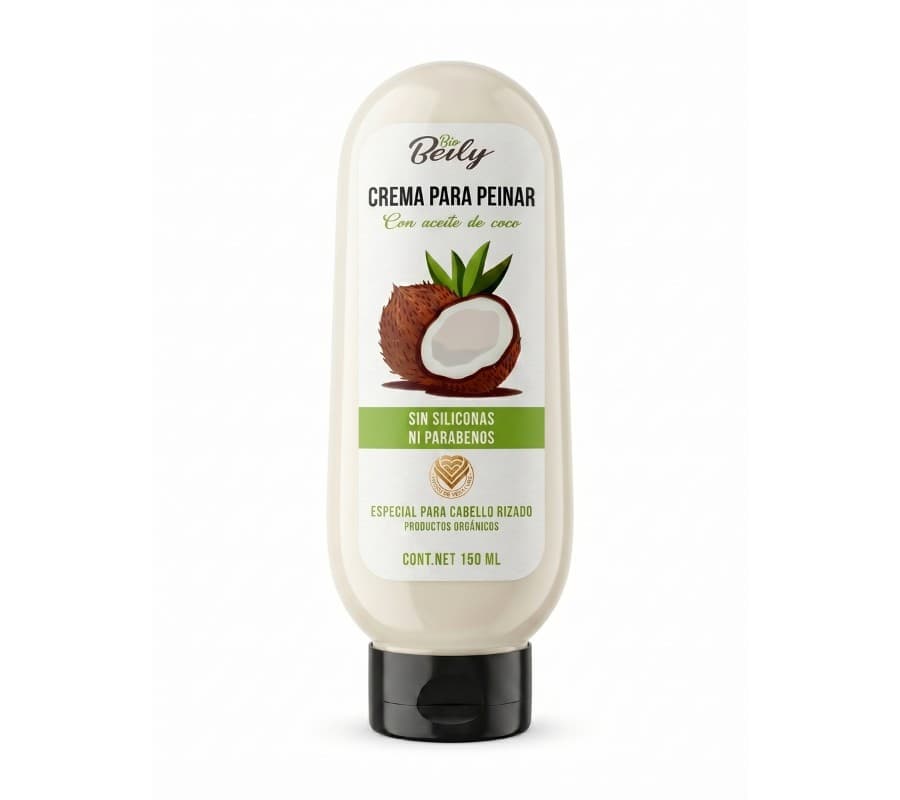 Crema para peinar con aceite de coco 150 ml Bio-beily