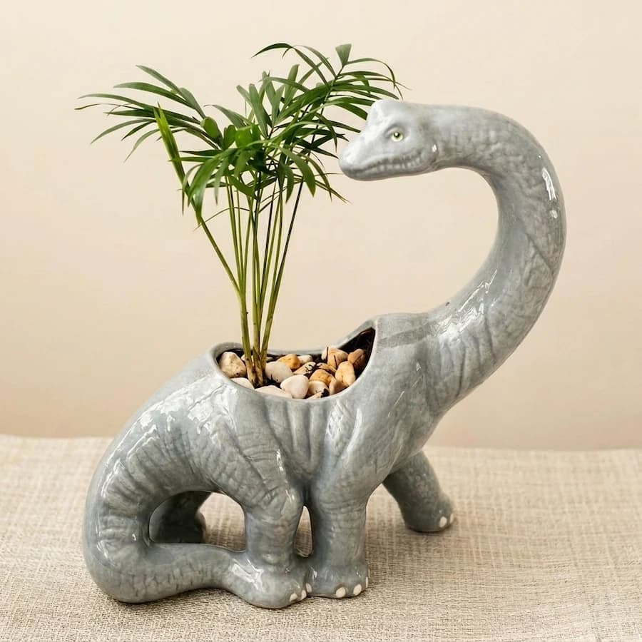 Maceta Dinosaurio Cuello Largo